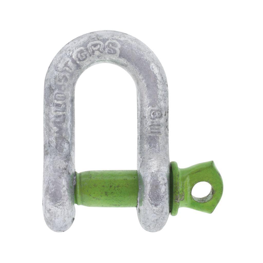 D Shackle 6mm 500kg (2pk)