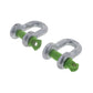 D Shackle 8mm 750kg (2pk)