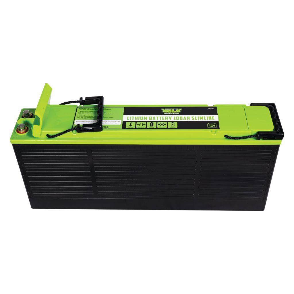 HULK Pro 100Ah Slimline Lithium Battery Lifepo4 12