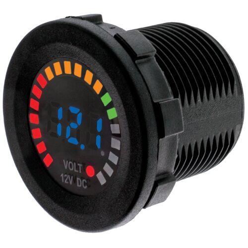 DC Voltmeter W/ Colour Indicator