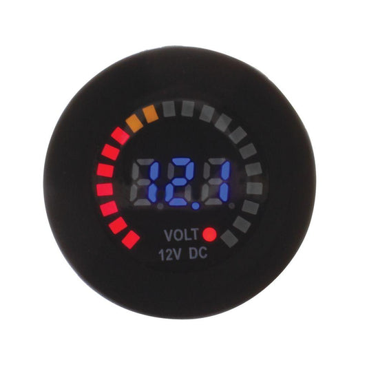 DC Voltmeter W/ Colour Indicator