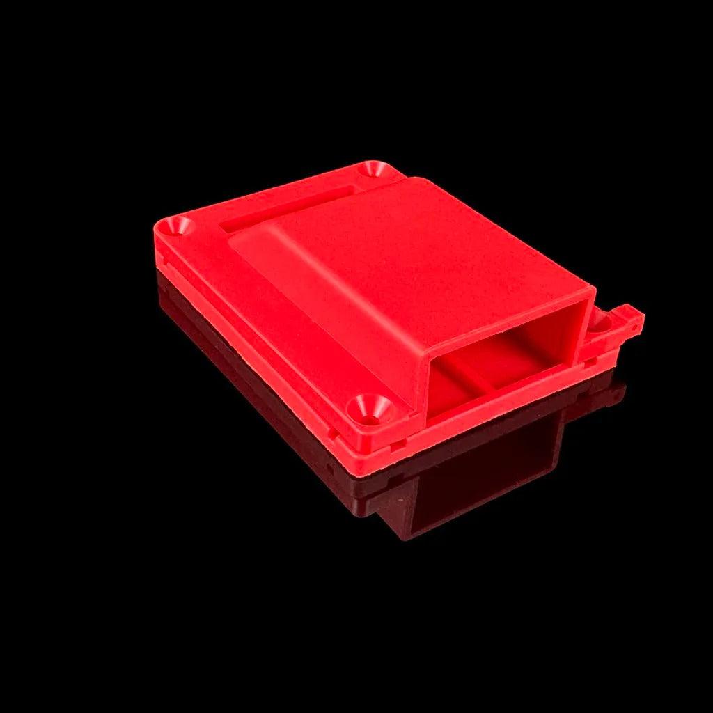 Slimline Single Surface Mount 50A Anderson Plug Housing Red