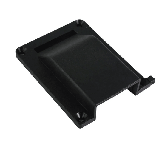 Slimline Single Surface Mount 50A Anderson Plug Housing Black