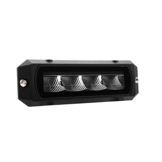 Rectangle Led Worklamp / Reverse LMP 80x60deg 9-36V 24W 4 LEDs Blk HSNG 3,200LMNS