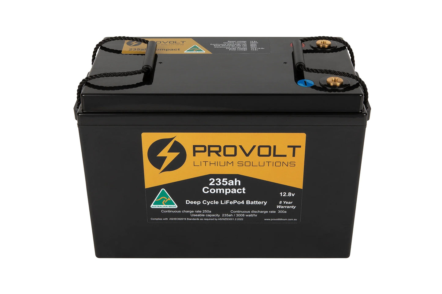 Provolt Compact 235ah Deep Cycle Lithium Battery