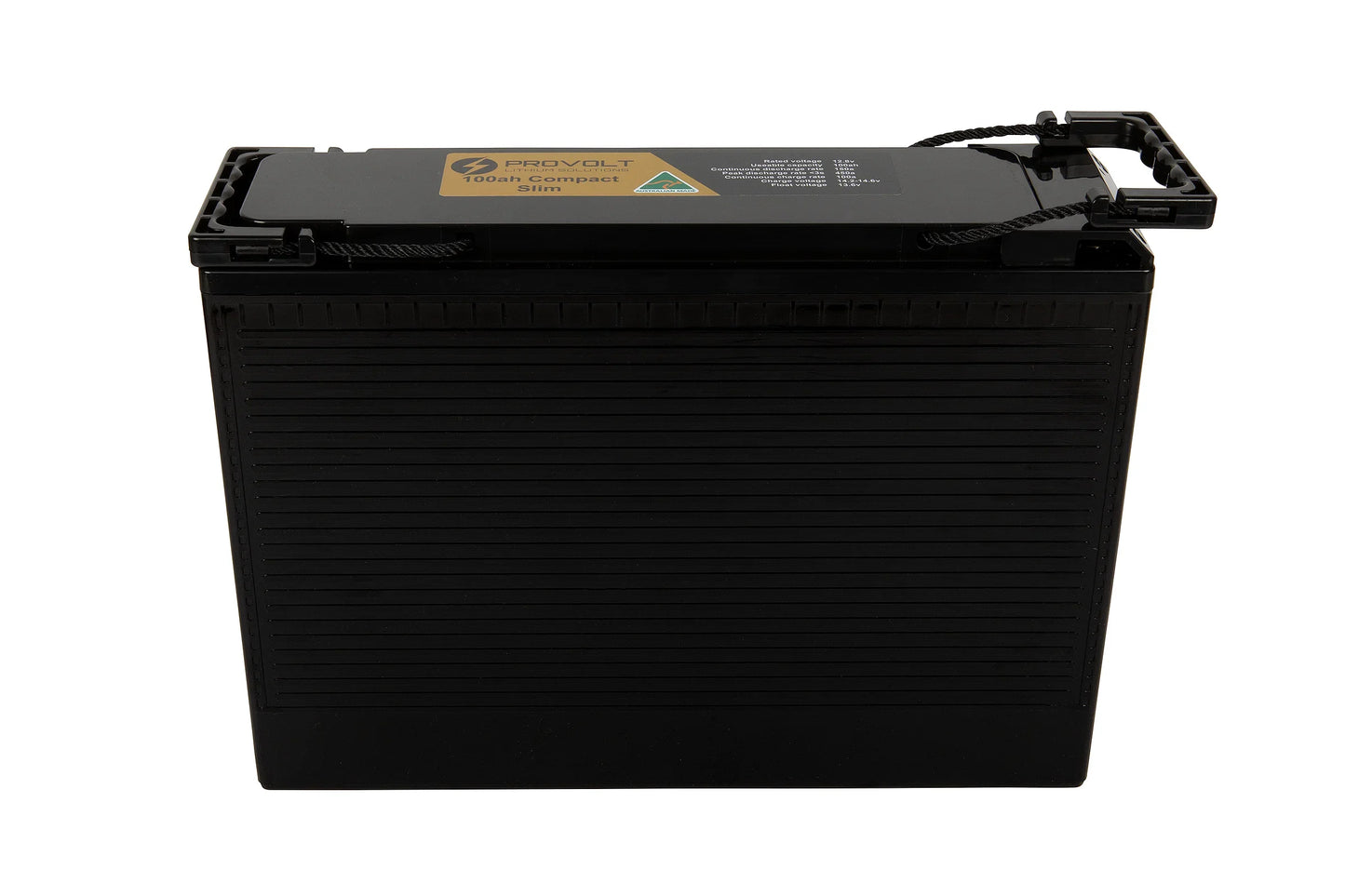 Provolt Compact 100ah Slim Deep Cycle Lithium Battery