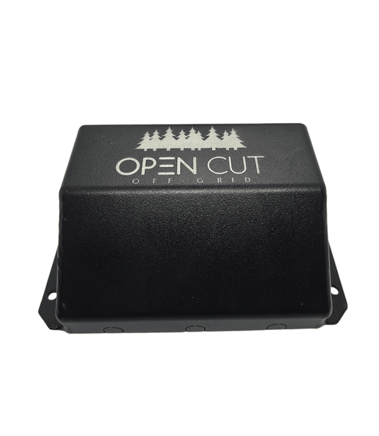 Open Cut Off-Grid Surface Mount Aux Panel (Black)