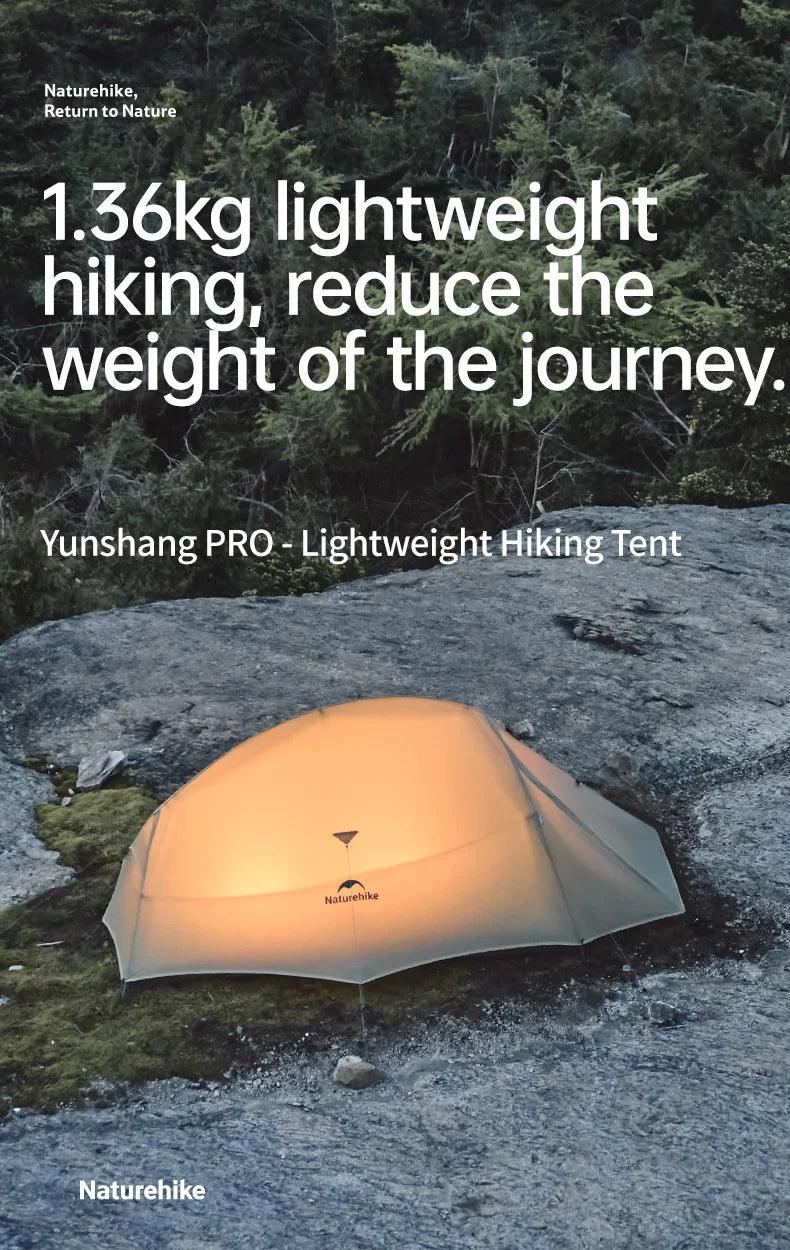 Naturehike Cloud up series tents Pro 2 Person 20D Nylon Waterproof Ultralight Camping Tent