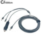 FOR Starlink Mini 3-in-1 To DC Power Cable,Mini Type-c Charging Cable Three-in-one To DC Power