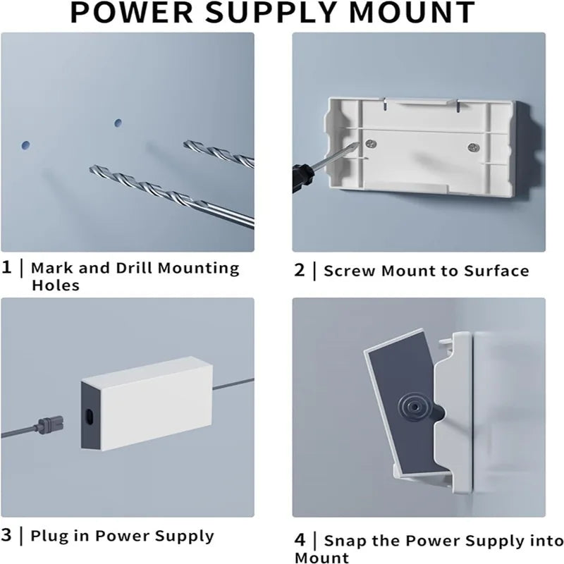 GEN3 ABS Router Bracket | Suitable for Starlink Power Adapter, Signal Bracket, Third Generation Support