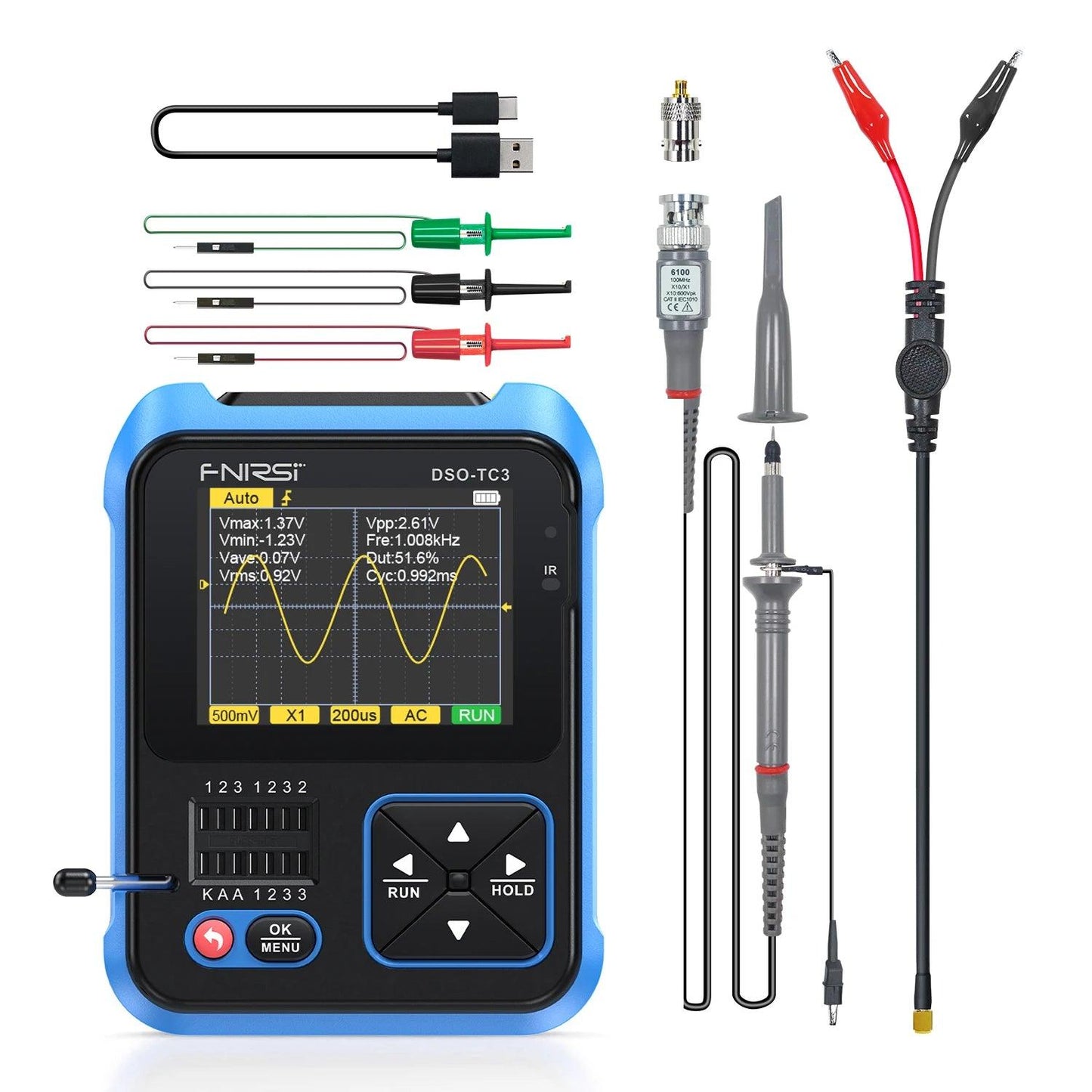 Digital 3 In 1 Oscilloscope DSO-TC3