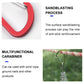 Widesea 4pcs Camping Hiking Mountaineering Buckle Aluminium Alloy Cord Buckles Equipment Outdoor Tents Accessory