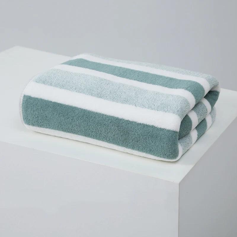 1 Pc Thickened Absorbent Bath Towel Soft Face Towel