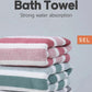 1 Pc Thickened Absorbent Bath Towel Soft Face Towel