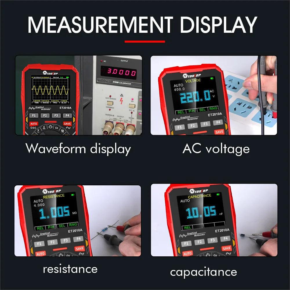 2 In 1 Digital Multimeter & Oscilloscope