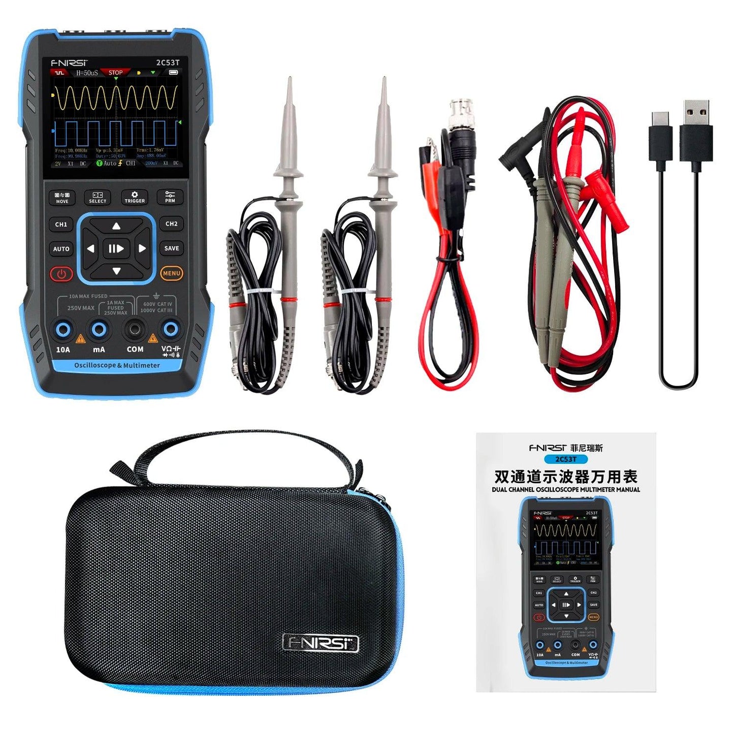 Dual Channel Oscilloscope 2C53T