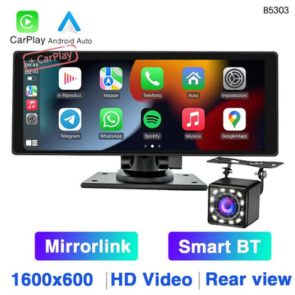 Wireless Rear View Camera System 10.26" Carplay Android Auto