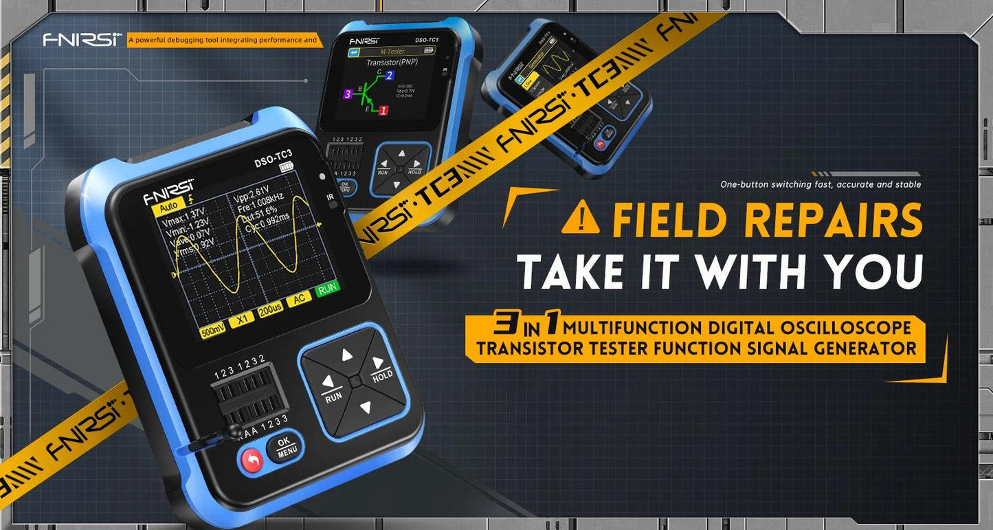 Digital 3 In 1 Oscilloscope DSO-TC3