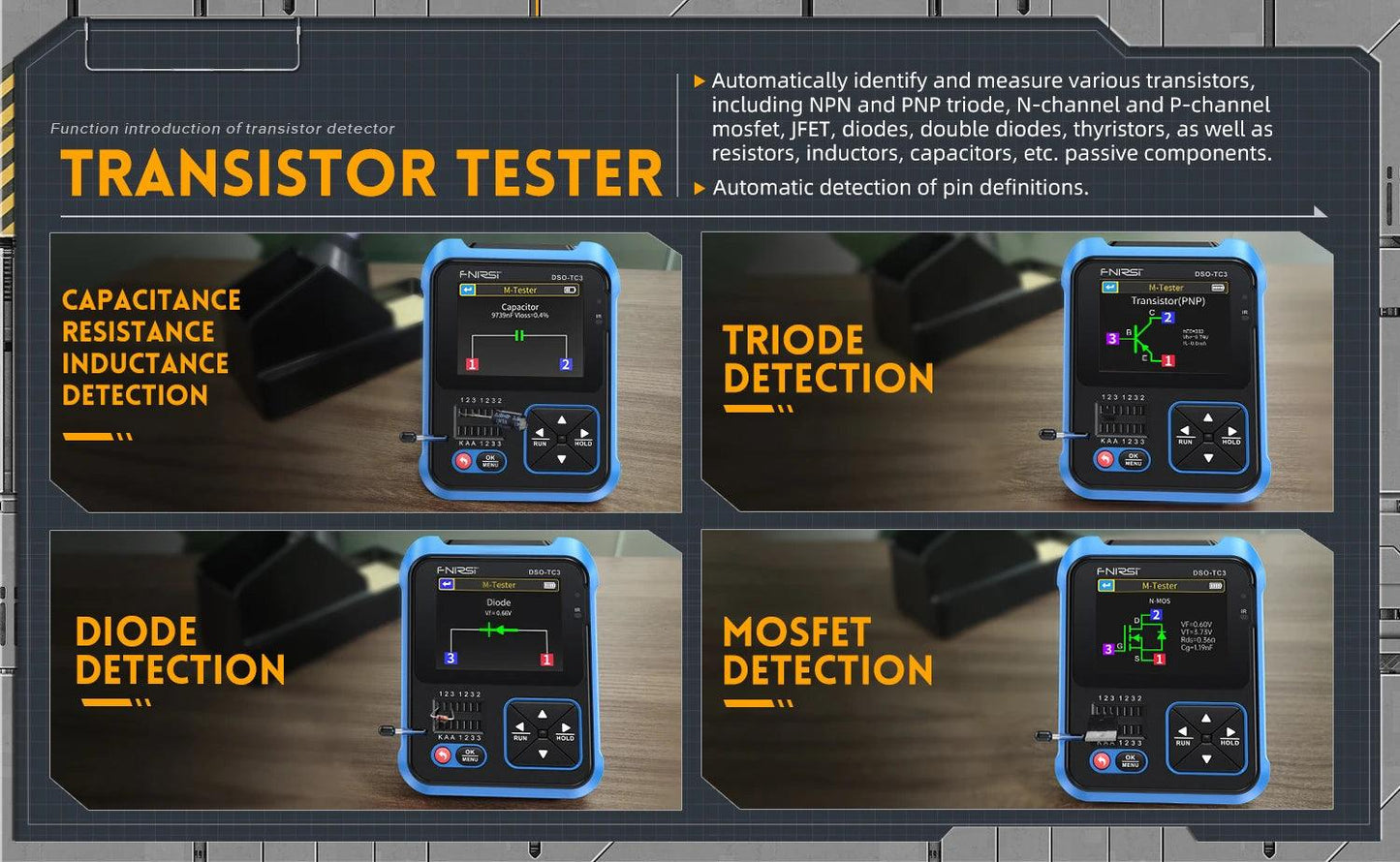 Digital 3 In 1 Oscilloscope DSO-TC3