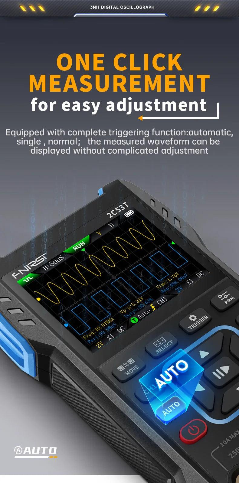 Dual Channel Oscilloscope 2C53T