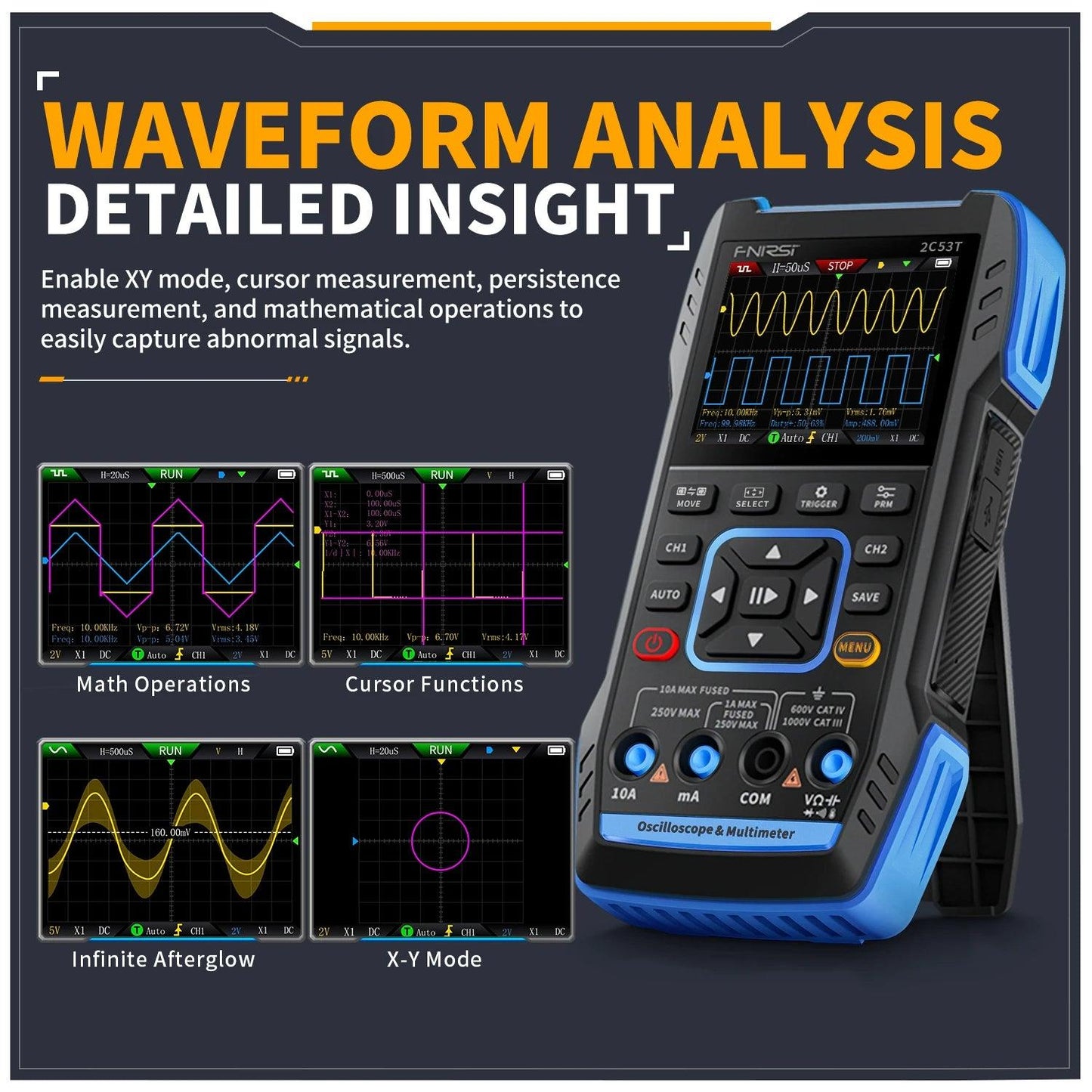 Dual Channel Oscilloscope 2C53T