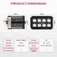 8 Gang On-Off Switch Panel LED Backlight Universal Power System Electronic Relay System Controller for SUV CAMPER RV MARINE