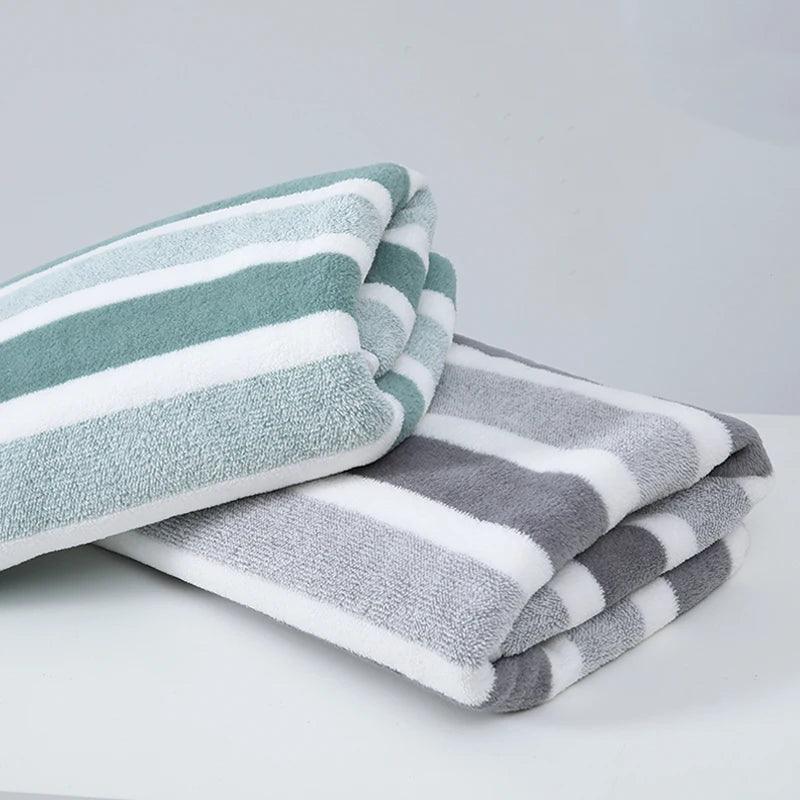 1 Pc Thickened Absorbent Bath Towel Soft Face Towel