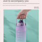 Water Bottle Motivational Drinking Bottle Sports Water Bottle With Time Marker Portable Reusable Plastic Cups Outdoor Travel Gym