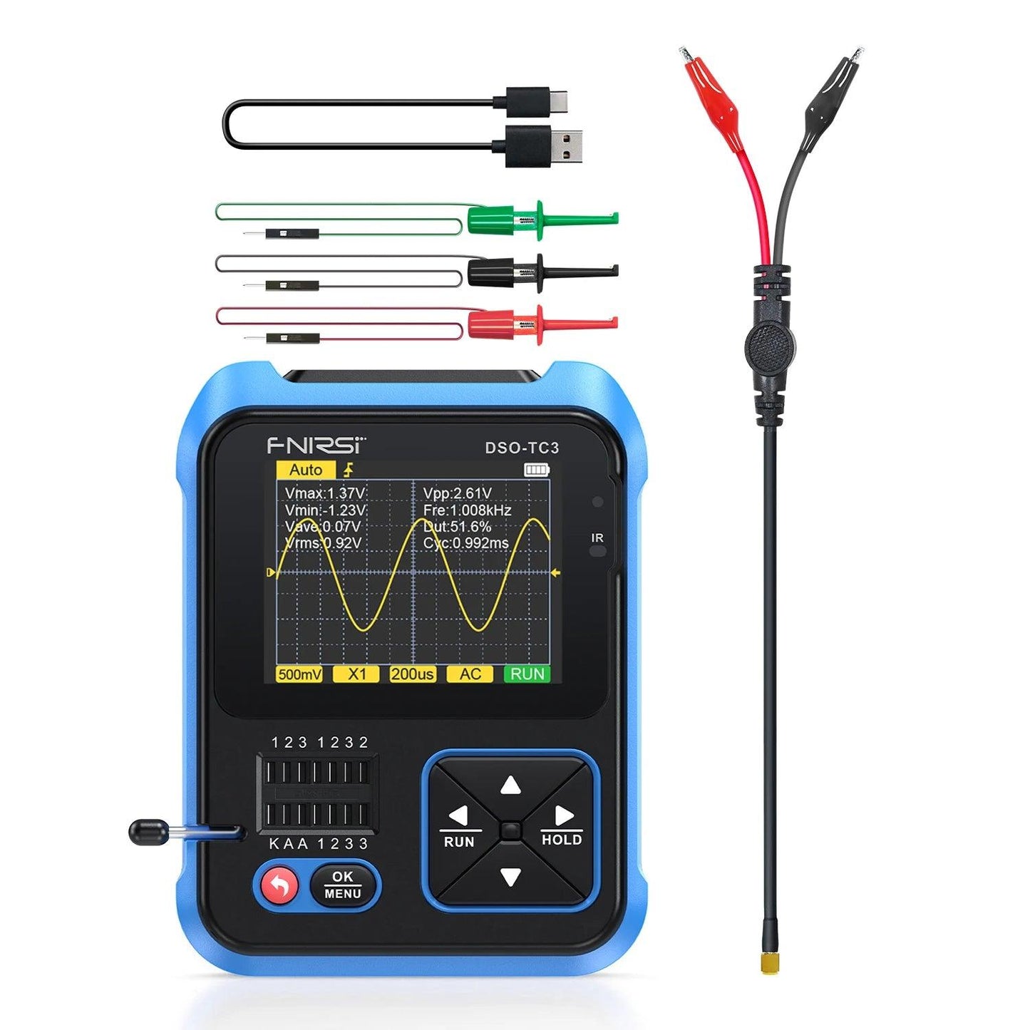 Digital 3 In 1 Oscilloscope DSO-TC3