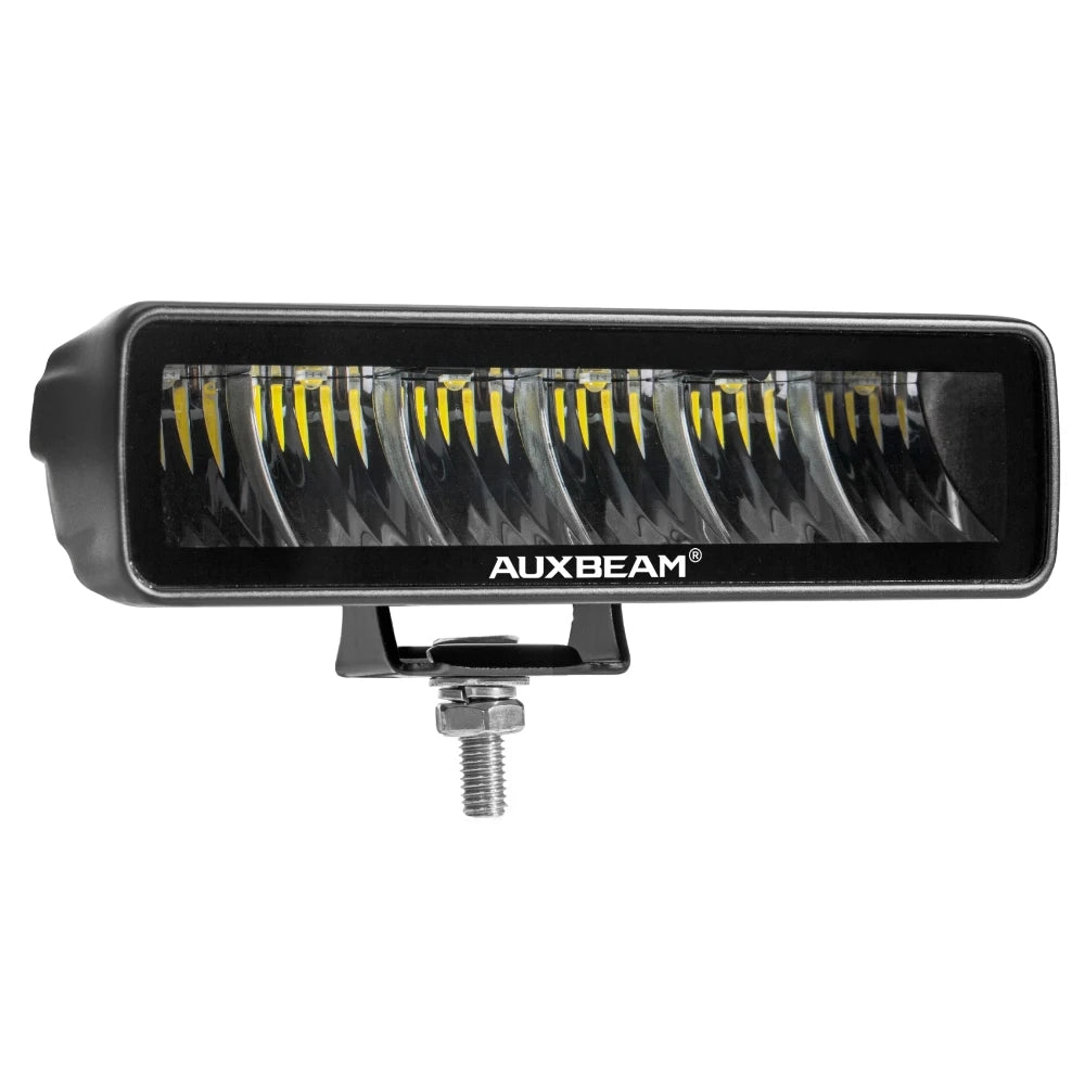 AUXBEAM 6.3 inch LED Work Light Driving Fog Lamp 60W 7200LM White Light Pod with Wire Harness for Offroad Truck SUV ATV UTV Boat