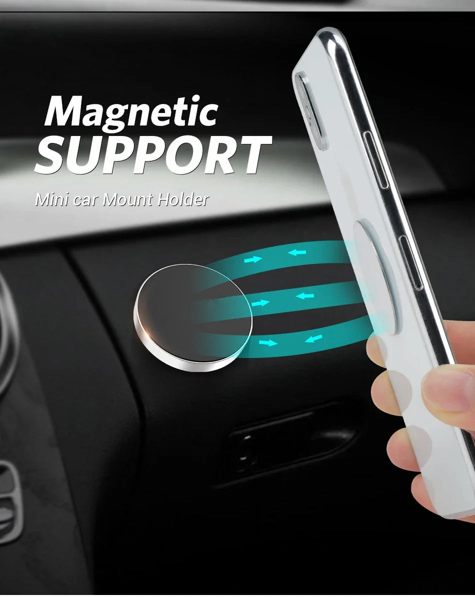 Magnetic Car Phone Holder Universal Car Phone Stand for iPhone Xiaomi Huawei Samsung Dashboard Wall Mounted Car Magnet Sticker