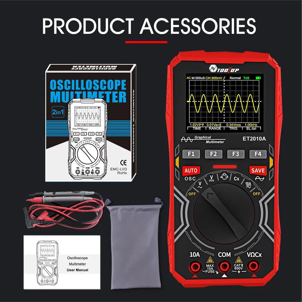 2 In 1 Digital Multimeter & Oscilloscope