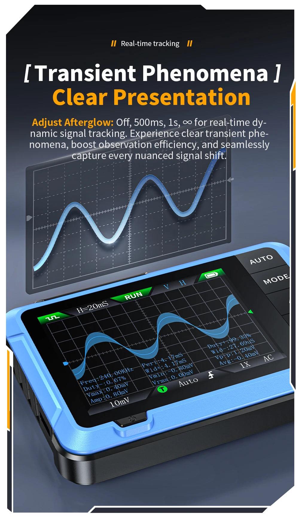 Mini Handheld Digital 2 In 1 Oscilloscope DSO510 DSO153 DSO153