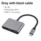 3 IN 1 USB C to HDMI-Compatible Adapter USB 3.1 Hub Type C Charging Converter for Samsung S23 Ultra Huawei Xiaomi Laptop Macbook