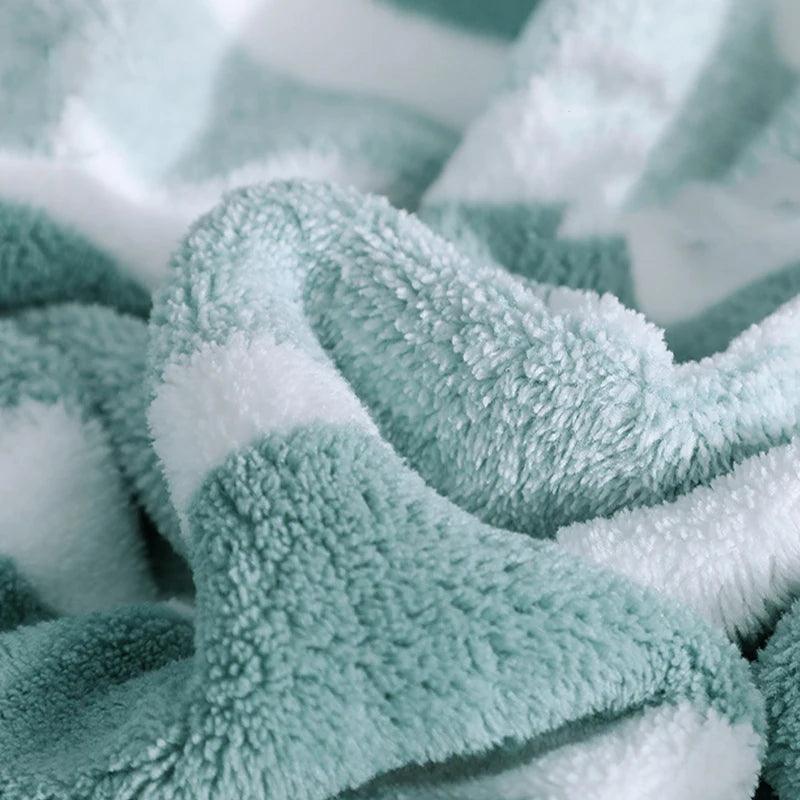 1 Pc Thickened Absorbent Bath Towel Soft Face Towel