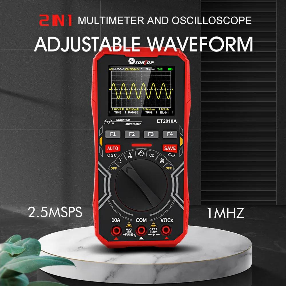 2 In 1 Digital Multimeter & Oscilloscope