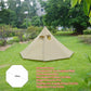 Ultralight Outdoor Camping Pyramid Tent Backpacking Hiking Tents For 1-2 Person Outdoor Camping Tent with Chimney Hole