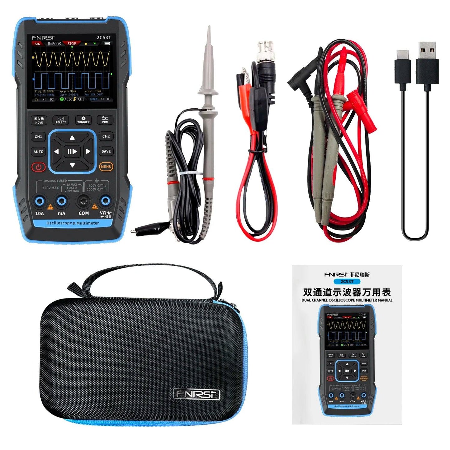 Dual Channel Oscilloscope 2C53T