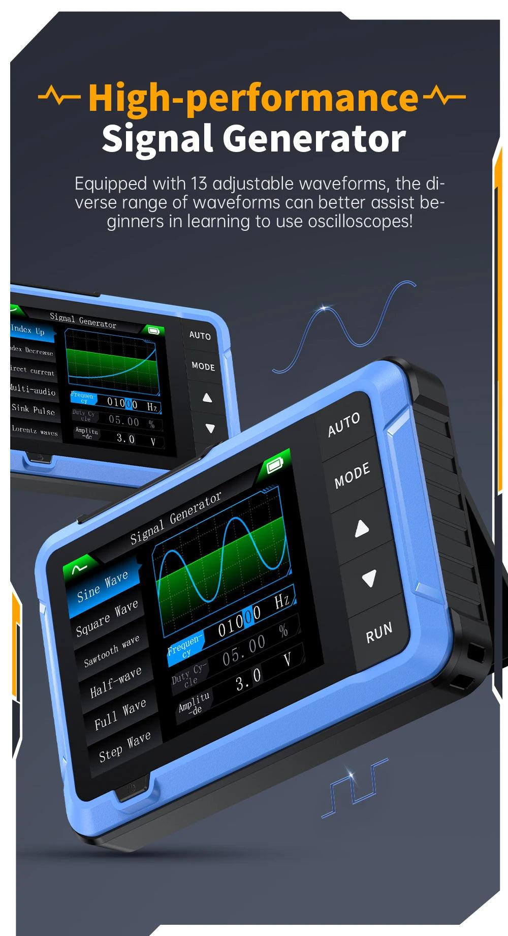 Mini Handheld Digital 2 In 1 Oscilloscope DSO510 DSO153 DSO153