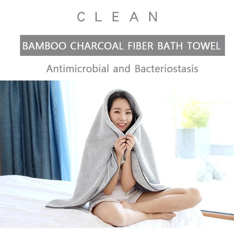 1PCS Thickened Bath Towels for The Body Microfiber Towel for Gym Sports Shower Robe for Spa Beath Home