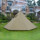 Ultralight Outdoor Camping Pyramid Tent Backpacking Hiking Tents For 1-2 Person Outdoor Camping Tent with Chimney Hole