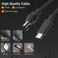 For Starlink Mini Cable 2M(6.6ft) Starlink Mini DC Power Type-C Input Replacement cable Waterproof Outerdoor Barrel Jack Chargin