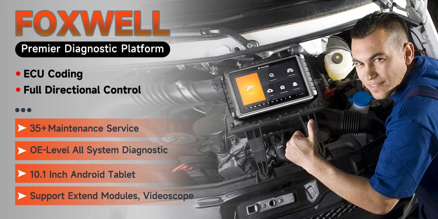 2024 FOXWELL NT1009 OBD2 Bluetooth Car Scanner