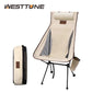 WESTTUNE Portable Folding Camping Chair with Headrest Lightweight Tourist Chairs Aluminum Alloy Fishing Chair Outdoor Furniture