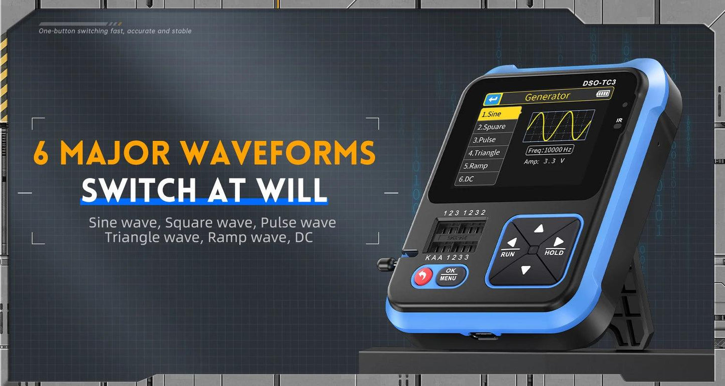 Digital 3 In 1 Oscilloscope DSO-TC3