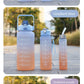 Water Bottle Motivational Drinking Bottle Sports Water Bottle With Time Marker Portable Reusable Plastic Cups Outdoor Travel Gym