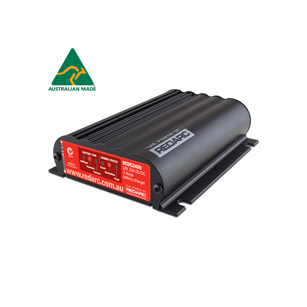 Redarc 24V 20A DC/DC Charger (Under Bonnet) 24v DC-DC Charger