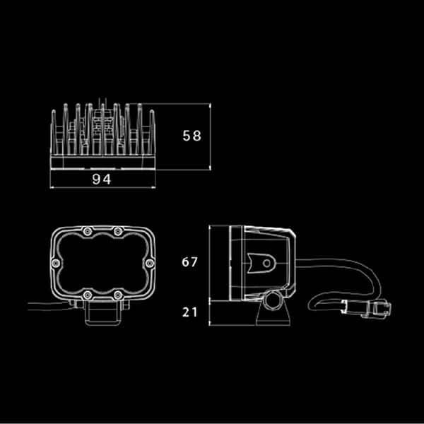 ATOM 25W LED Work Lamp Work Lamps