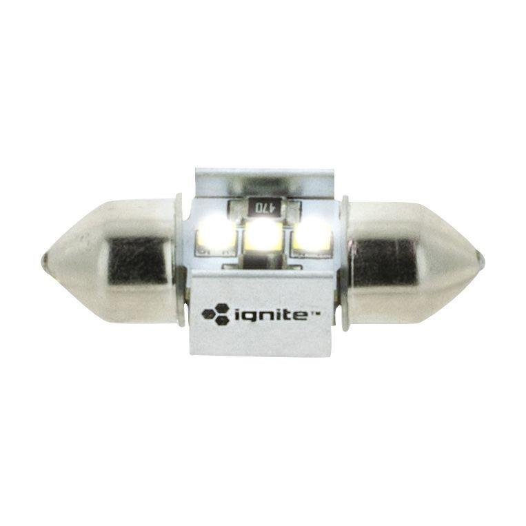 Festoon 31MM White 12V 220 Lumens (PKT1) LED Signalling Globes